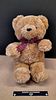 Russ Berrie and Co Seated Teddy Bear with Tartan RibbonImage - 1