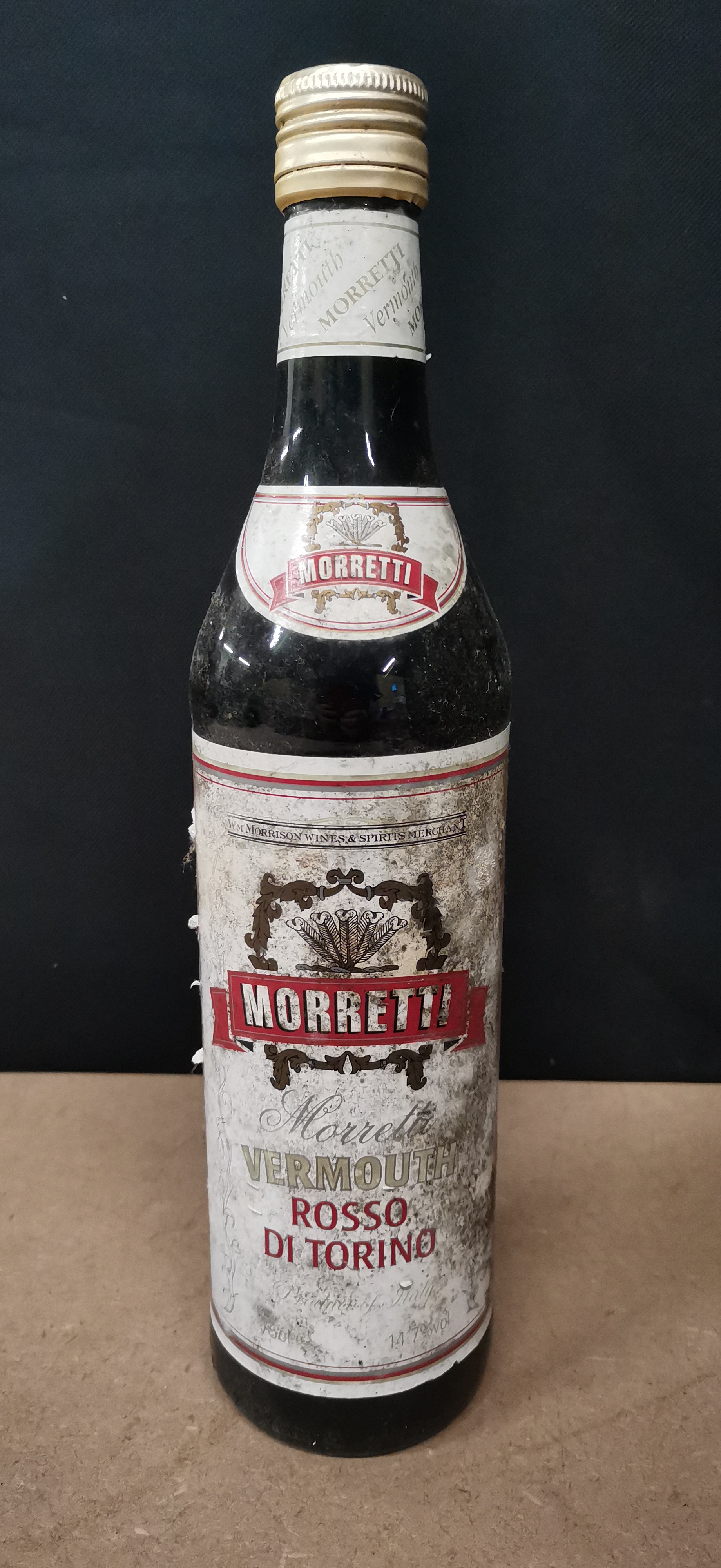A Sealed Bottle of Morretti Rosso di Torino Vermouth, 75cl