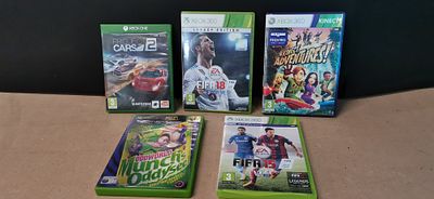 A Collection of Microsoft Xbox, Xbox 360 and Xbox One Video Games