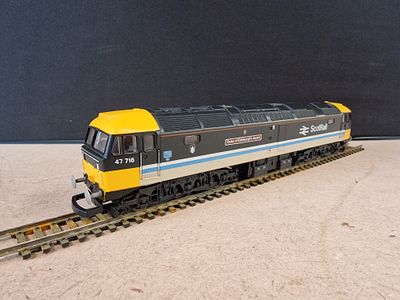 OO Gauge Class 47/7 Diesel Locomotive 47 716 Duke of Edinburgh's Award in ScotRail Livery