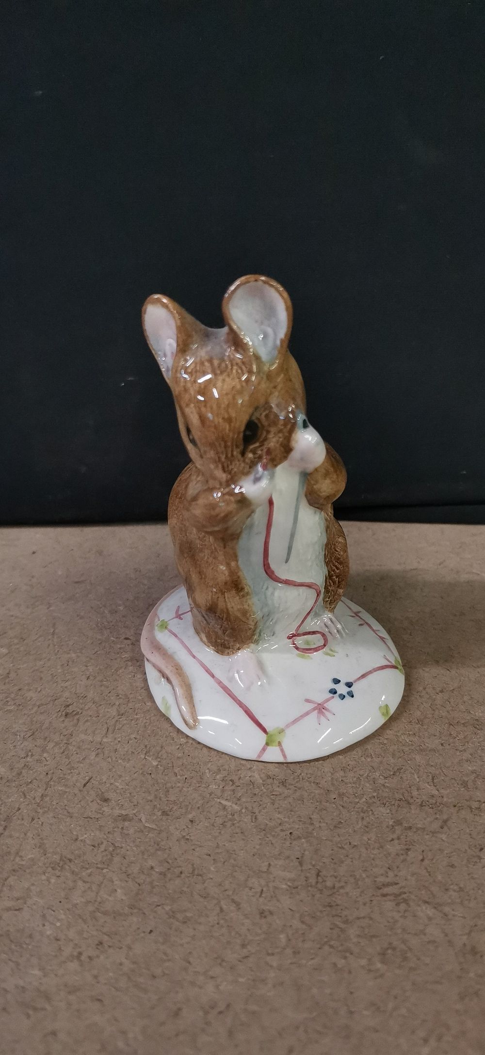 Lot 185: Royal Albert Beatrix Potter Porcelain Figurine No More Twist