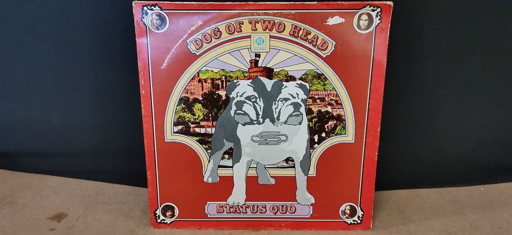 Lot 231: Status Quo Dog of Two Head Vinyl LP Record PRT Reissue UK Pressing NSPL 18371