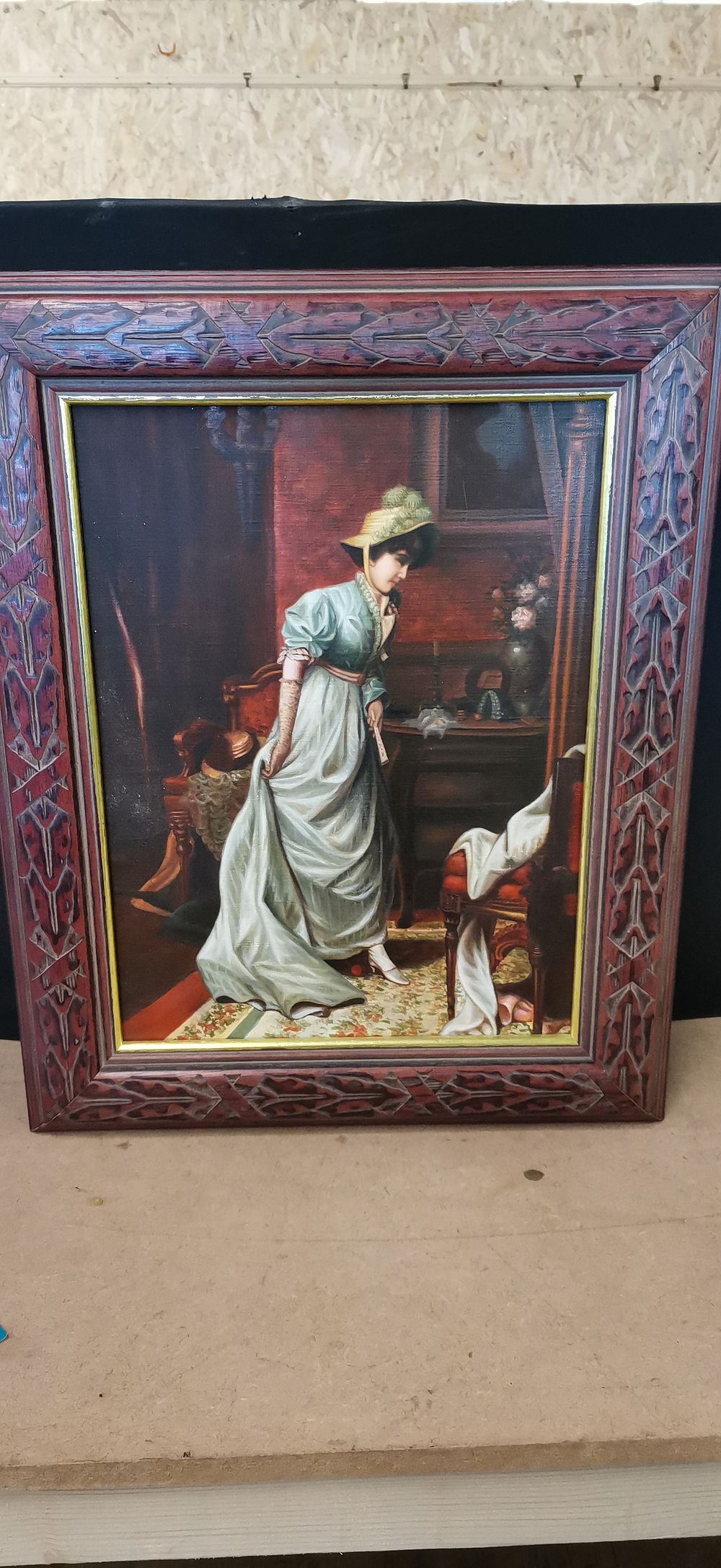Lot 232: A 19th-Century Oil on Canvas Portrait of a Woman in Regency Dress, Manner of Vittorio Reggianini