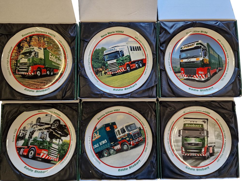 Lot 472: A Collection of Atlas Editions Eddie Stobart Porcelain Collector Plates