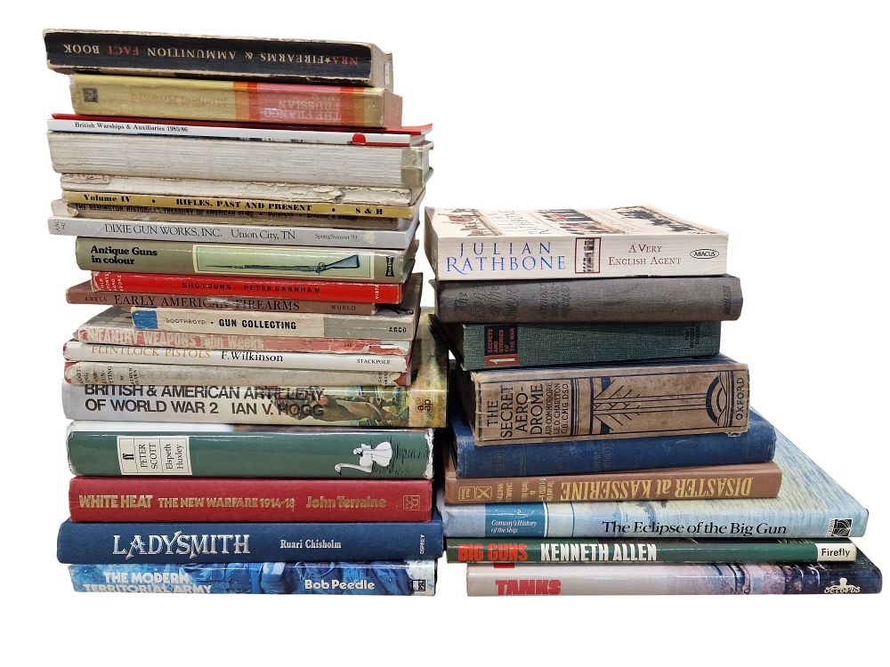 Lot 479: A Collection of Books and Catalogues on Military History, Firearms, and Naval Warfare
