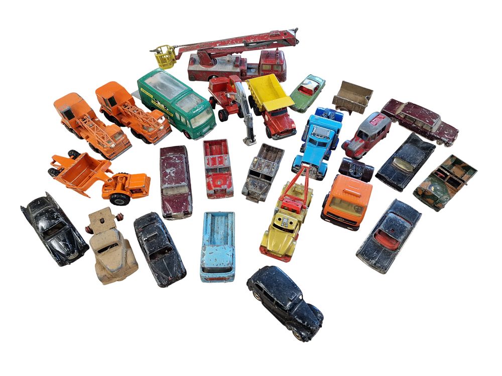 A Collection of Vintage Die-cast Vehicles Primarily Matchbox Lesney