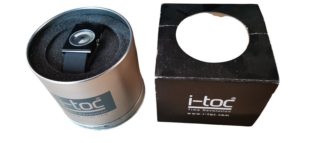 Lot 501: i-toc Time Revolution Contemporary Designer Quartz Wristwatch with Original Packaging