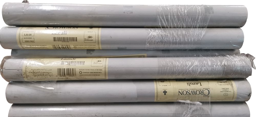 Lot 546: A Collection of 24 Crowson Lazuli Range Wallpaper Rolls