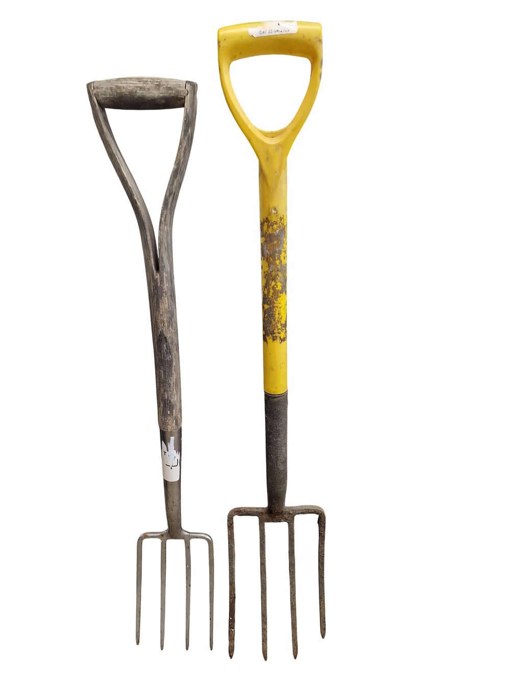 Lot 586: Two Modern Four-Tine Garden Digging Forks
