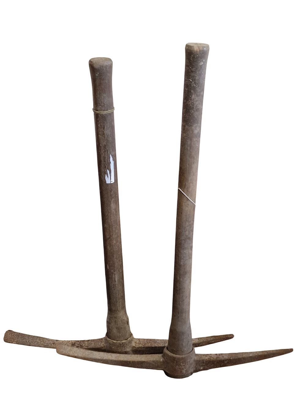 Lot 587: A Pair of Antique Double-Pointed Pickaxes