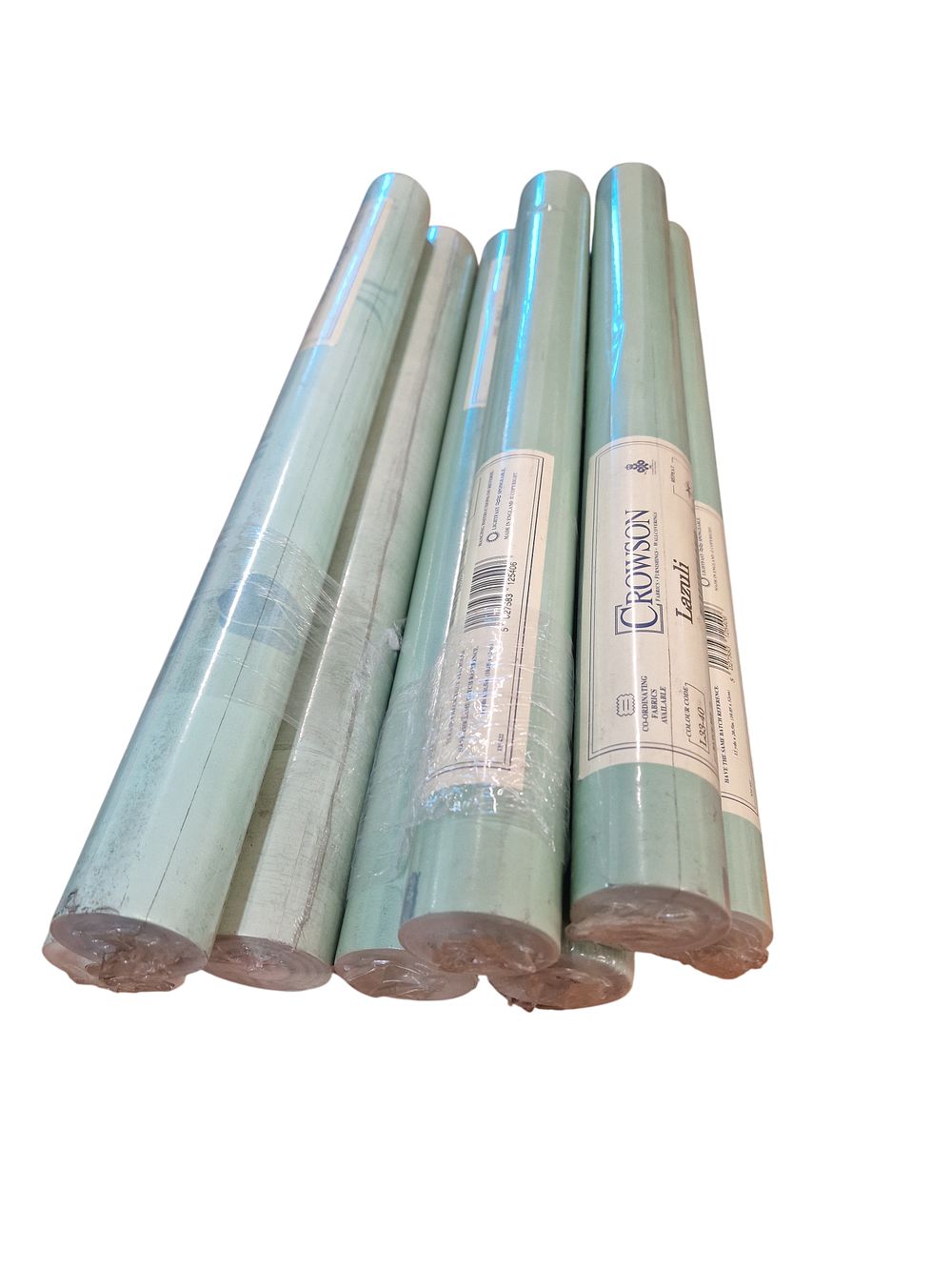 Lot 589: x8 Rolls of Crowson Lazuli Pattern Wallpaper
