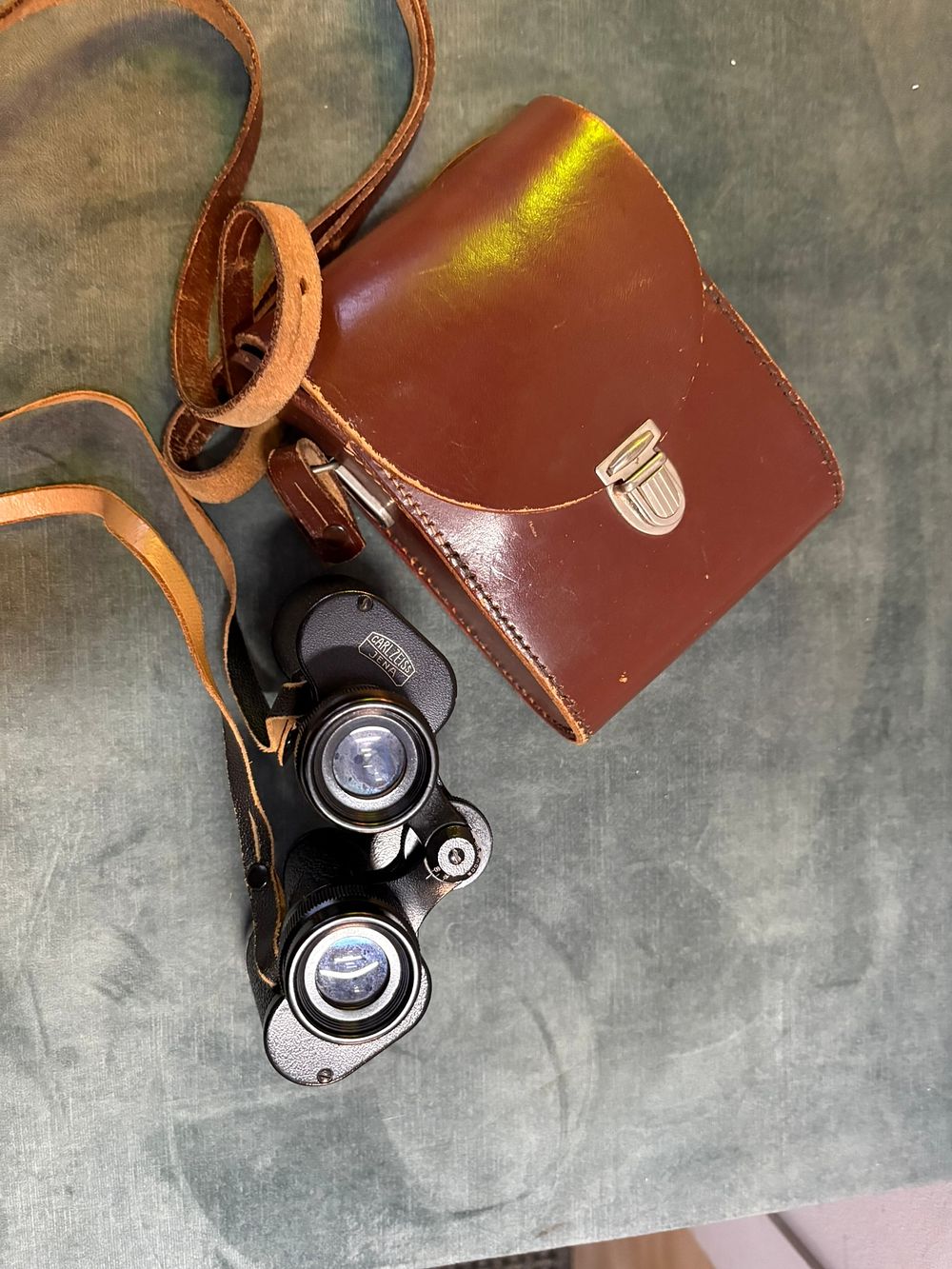 Lot 298: Pair of Carl Zeiss Jena Jenoptem 8x30w binoculars...
