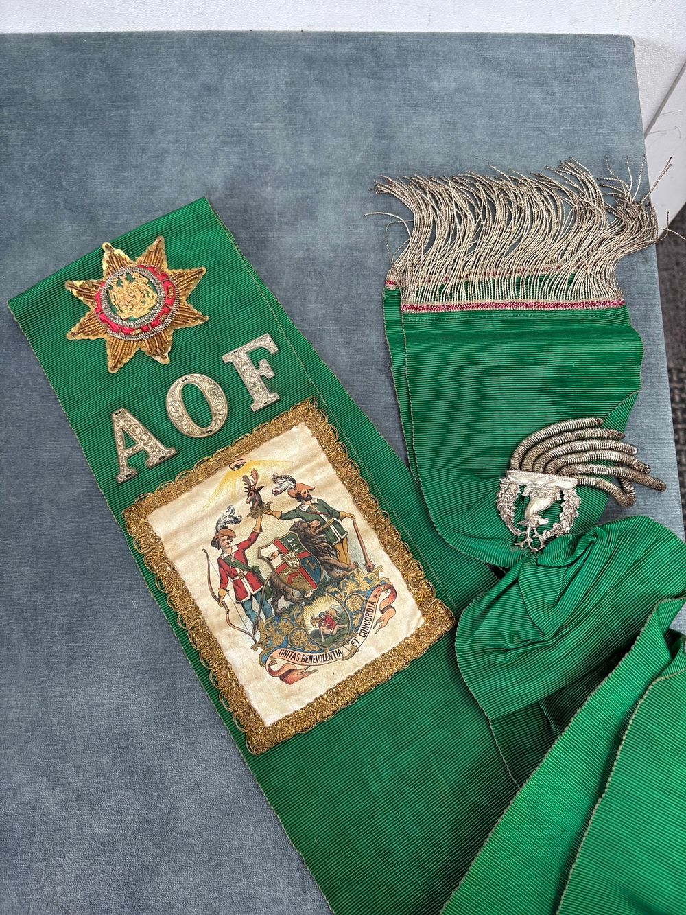 Lot 316: AOF Ancient Order Foresters sash