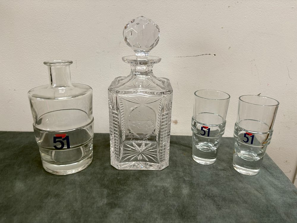 Lot 341: 1991 Edinburgh crystal decanter launch of P&O 'European...