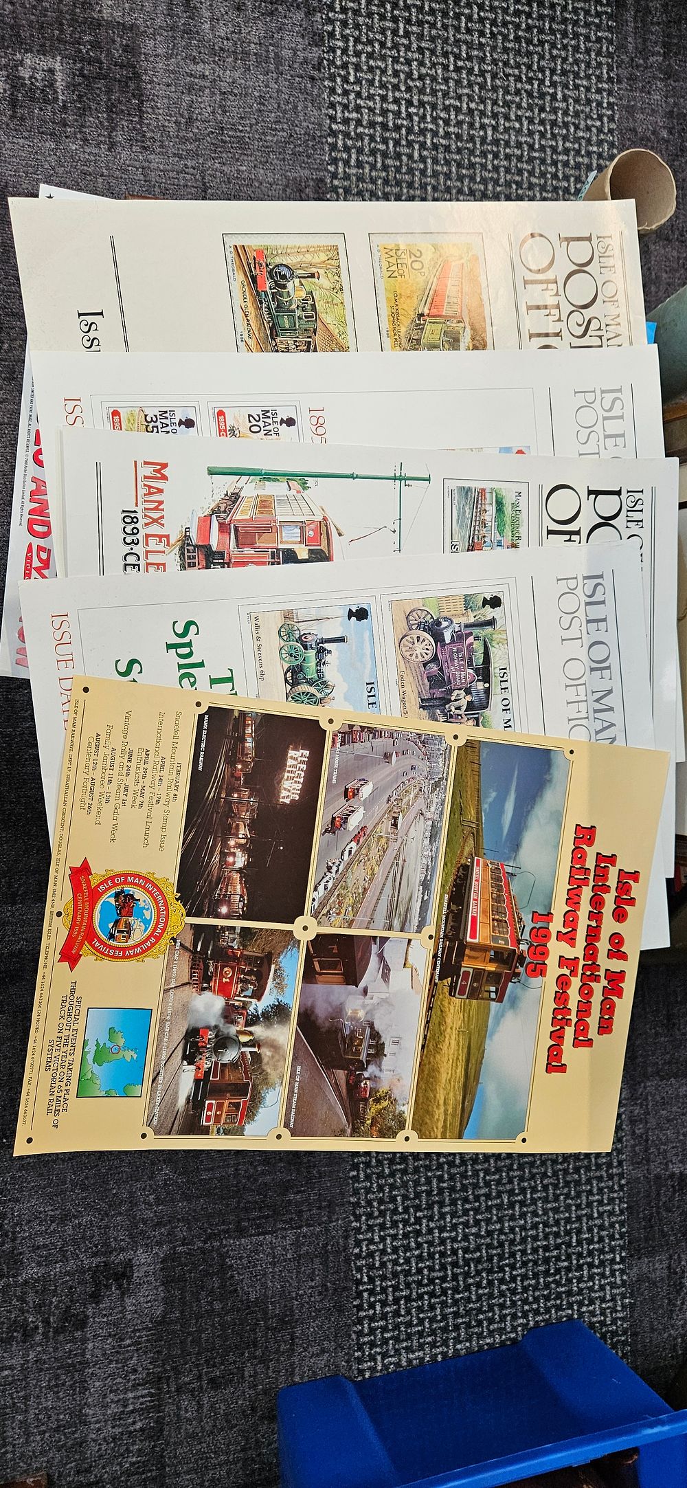 Lot 401: Group of Isle of Man posters