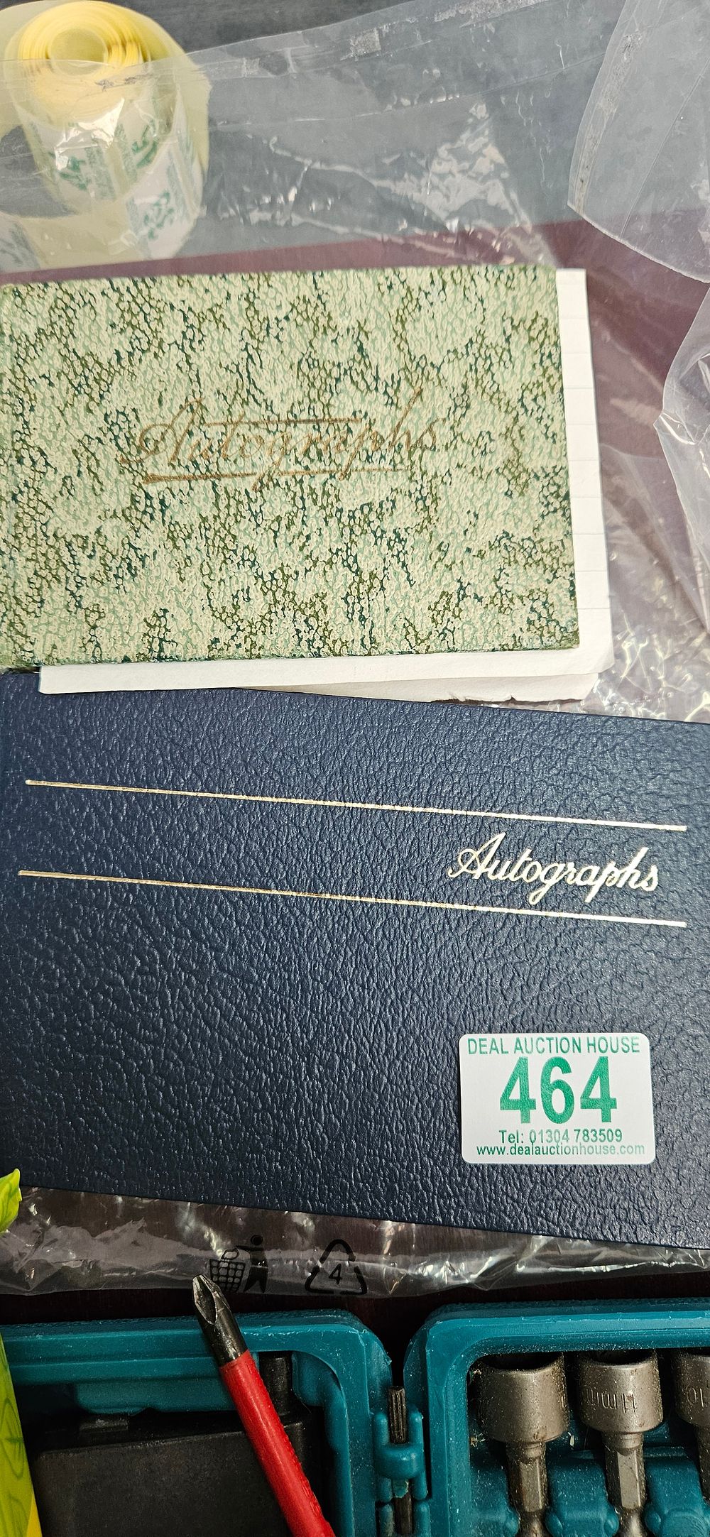 Lot 464: 2 x Autograph books including signatures from -...