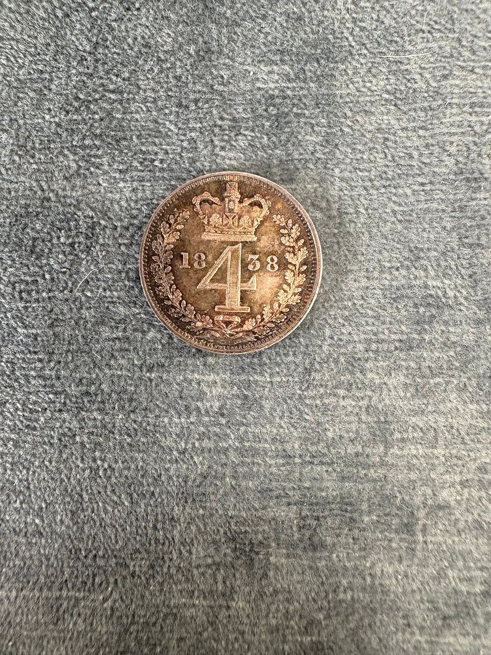 Lot 531: 1838 Silver 4 pence