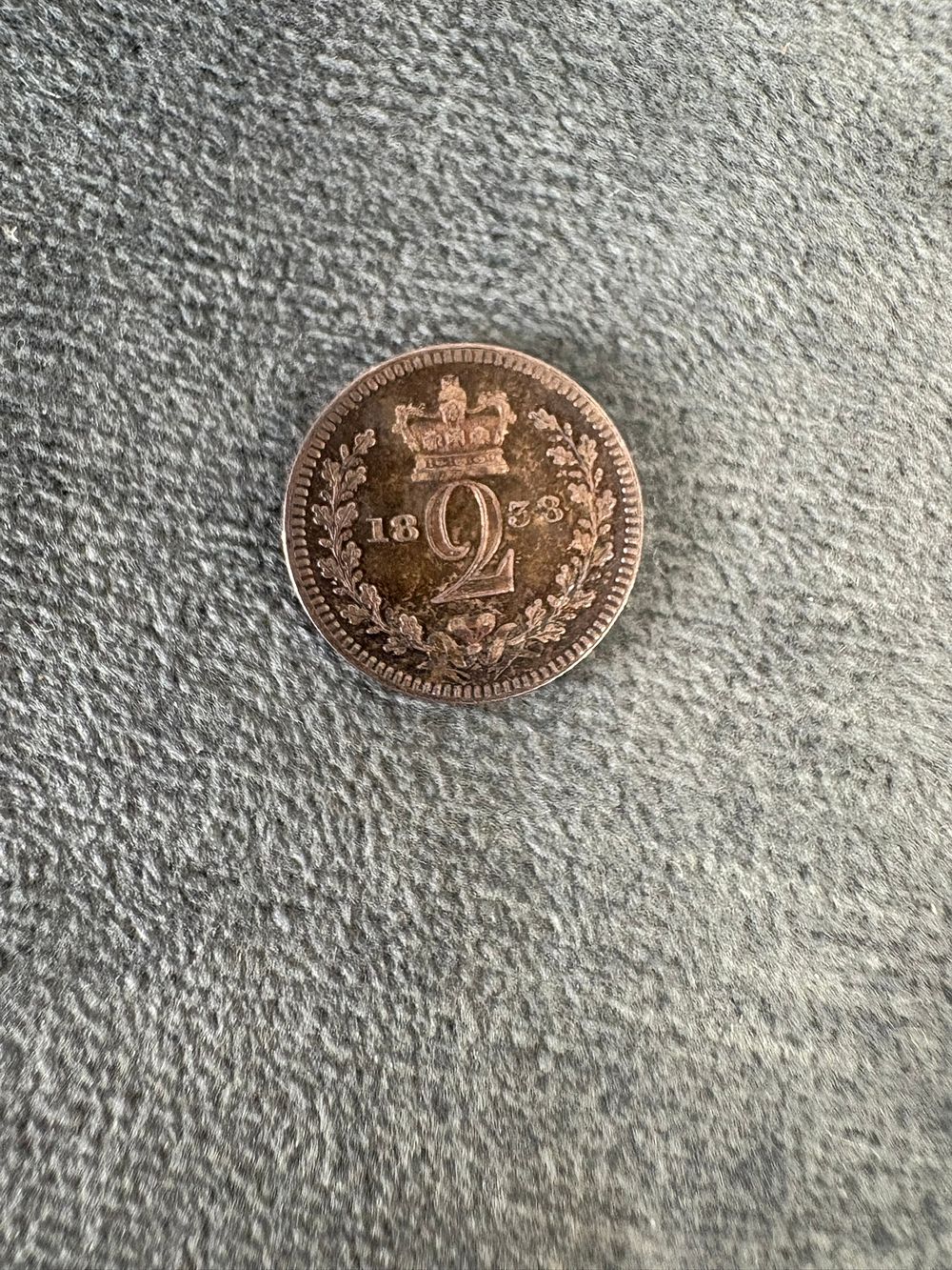 Lot 534: 1838 Victoria silver 2 pence