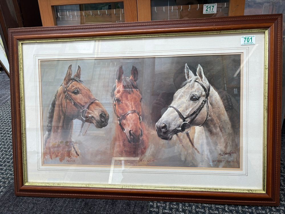 Lot 701: We Three Kings - Red Rum Crawford Print