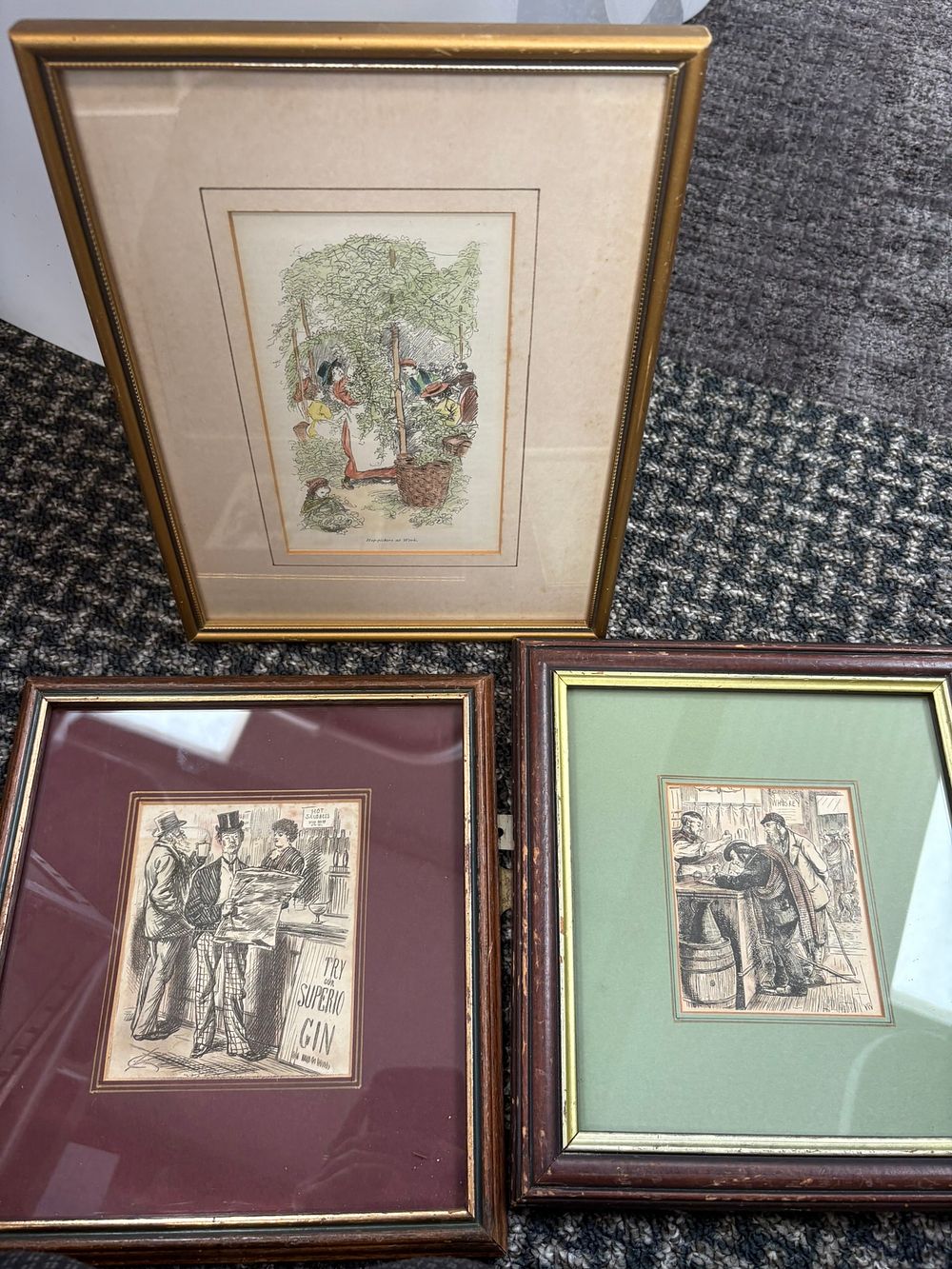 Lot 739: 3 x Framed prints