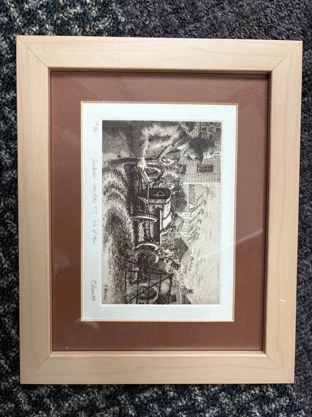 Lot 758: Limited edition titled 'Sunbeam - 1914 RAC T.T...