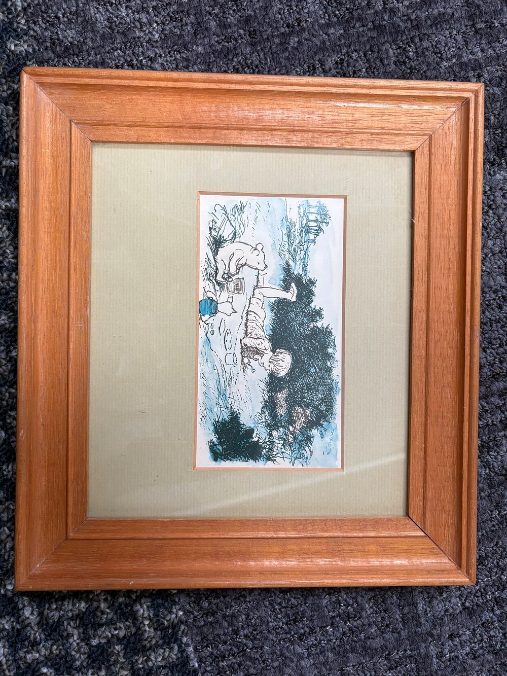 Lot 761: Small Winnie the Pooh print