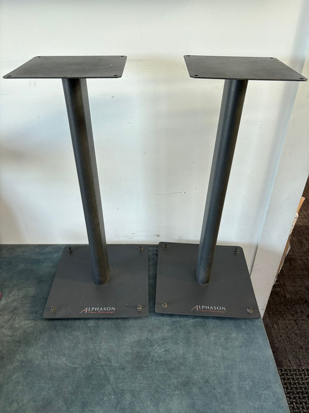 Lot 190: Pair of Alphason New Concept speaker stands