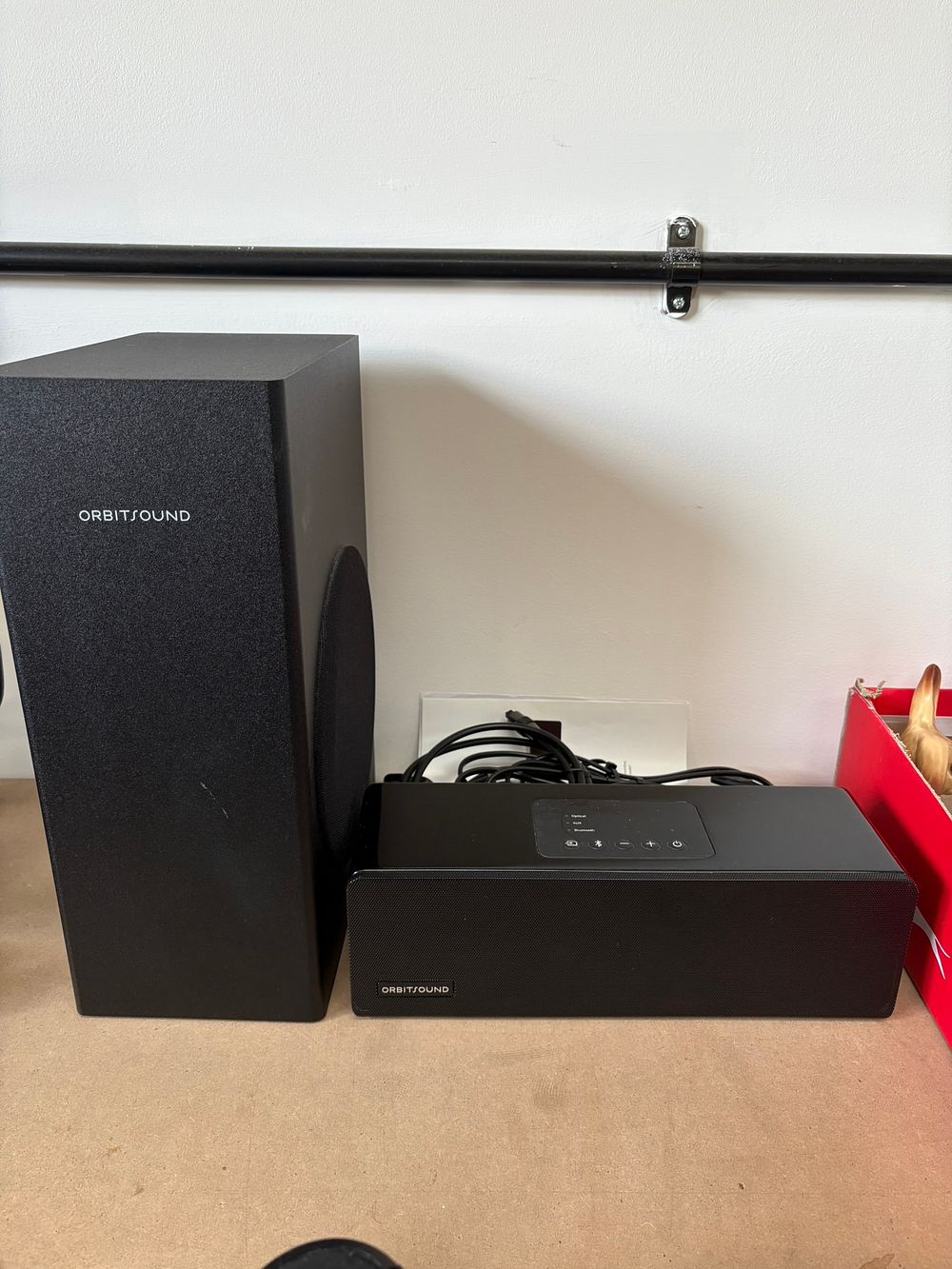 Lot 191: Orbit Sound M9 sound bar with wireless subwoofer...