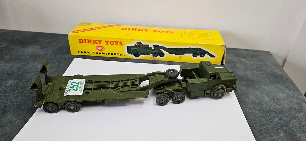 Lot 252: Dinky Toys 660 Tank Transporter, die-cast