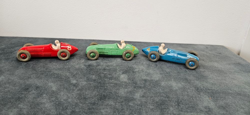 Lot 285: Dinky Toys Alfa Romeo 23-f, H.W.M 23J and...