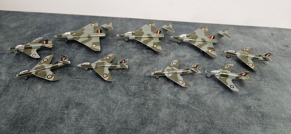 Lot 288: Dinky Toys die-cast model aircraft, specifically the 735...