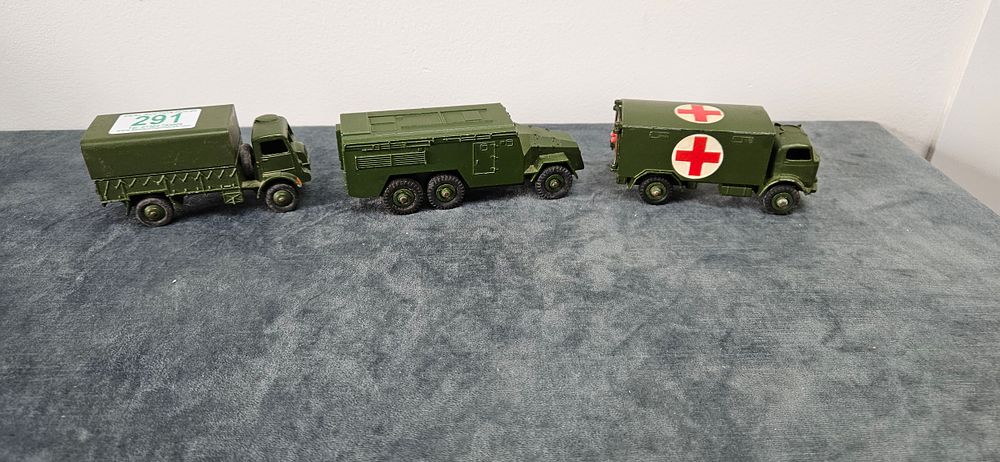 Lot 291: Dinky Toys military die-cast vehicles including - Military...
