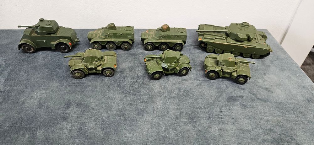 Lot 295: Collection of vintage Dinky Toys/ Lone Star military...