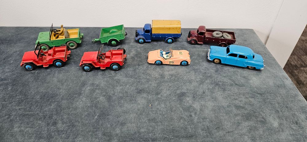 Lot 299: Collection of vintage Dinky Toys die-cast model vehicles...