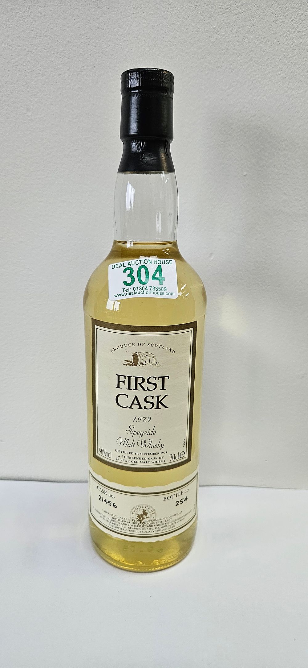 Lot 304: First Cask 1979 Speyside Malt Whisky 26 Year...