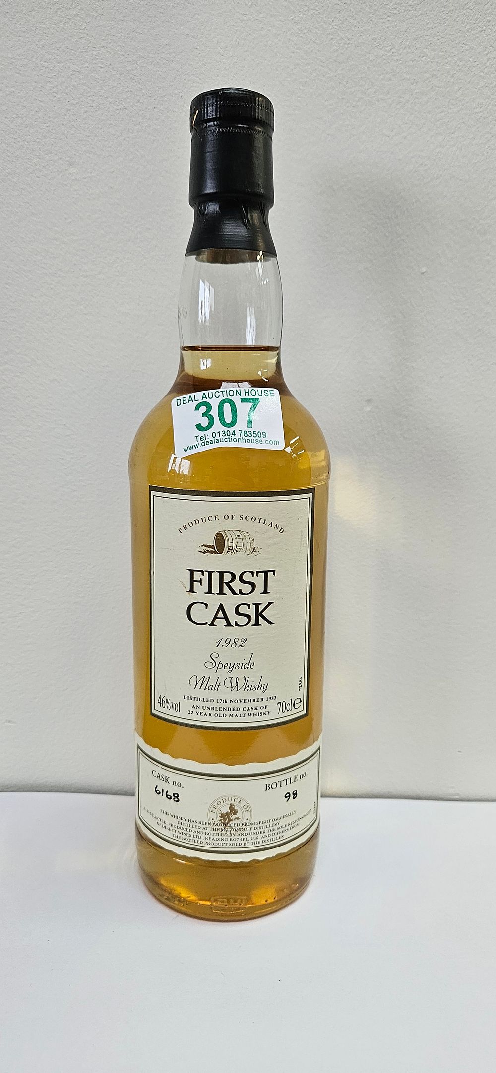 Lot 307: First Cask 1982 Speyside Malt Whisky 22 Year...