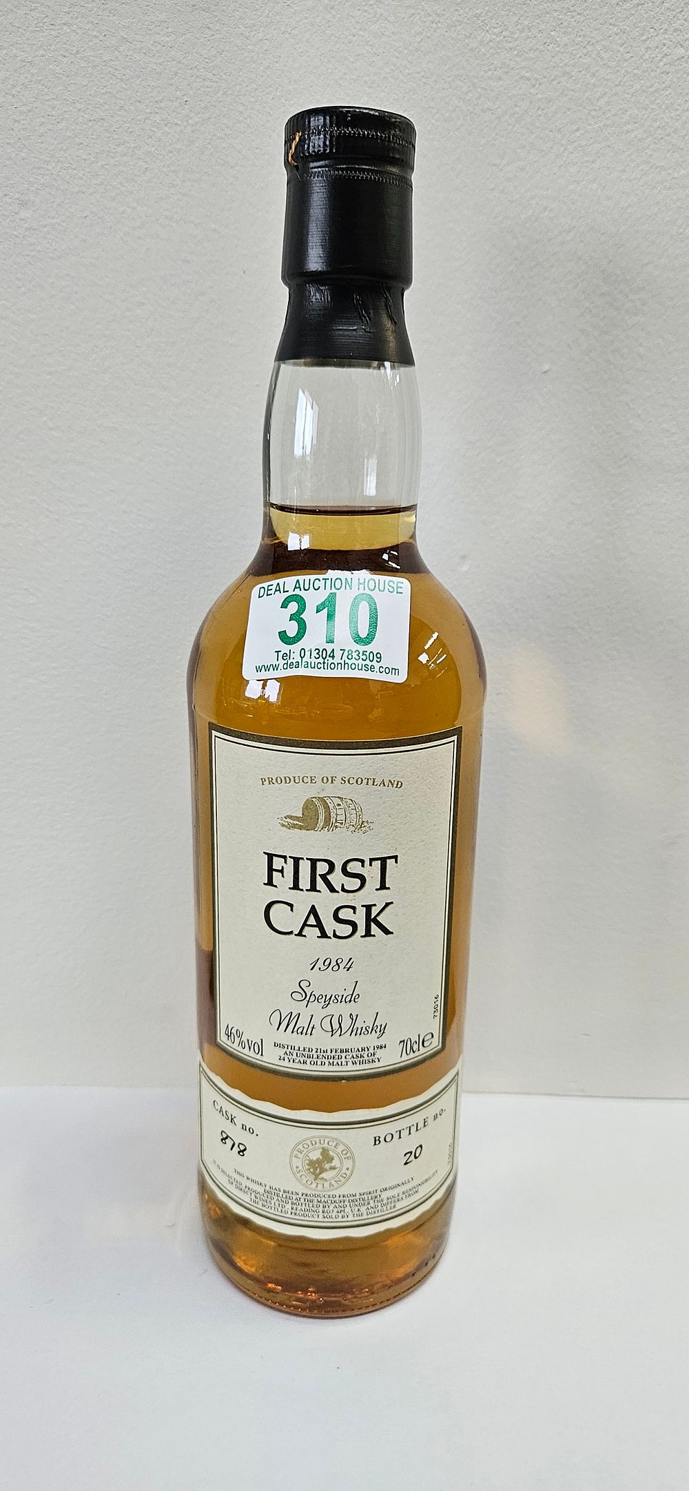 Lot 310: First Cask 1984 Speyside Malt Whisky 24 Year...