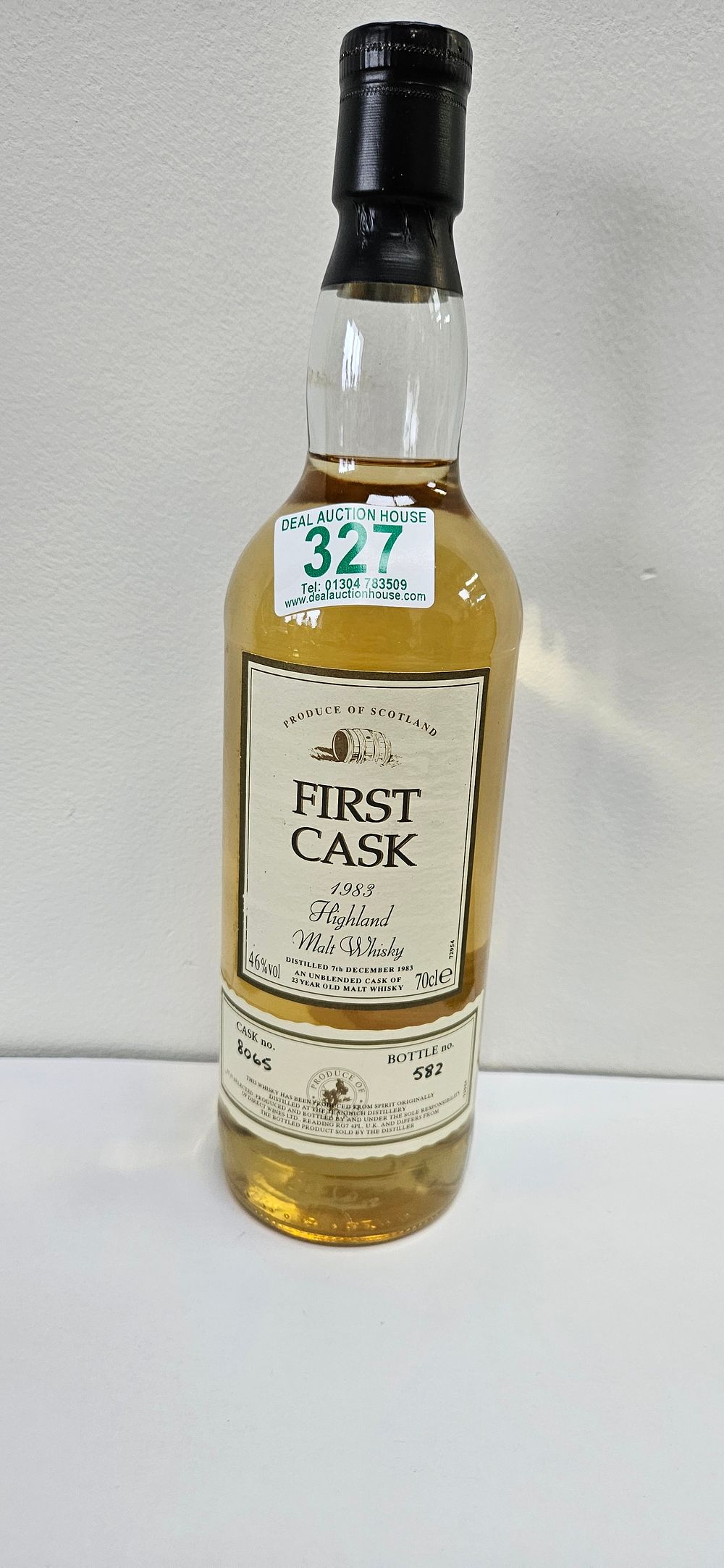 Lot 327: First Cask 1983 Highland Malt Whisky 23 Year...