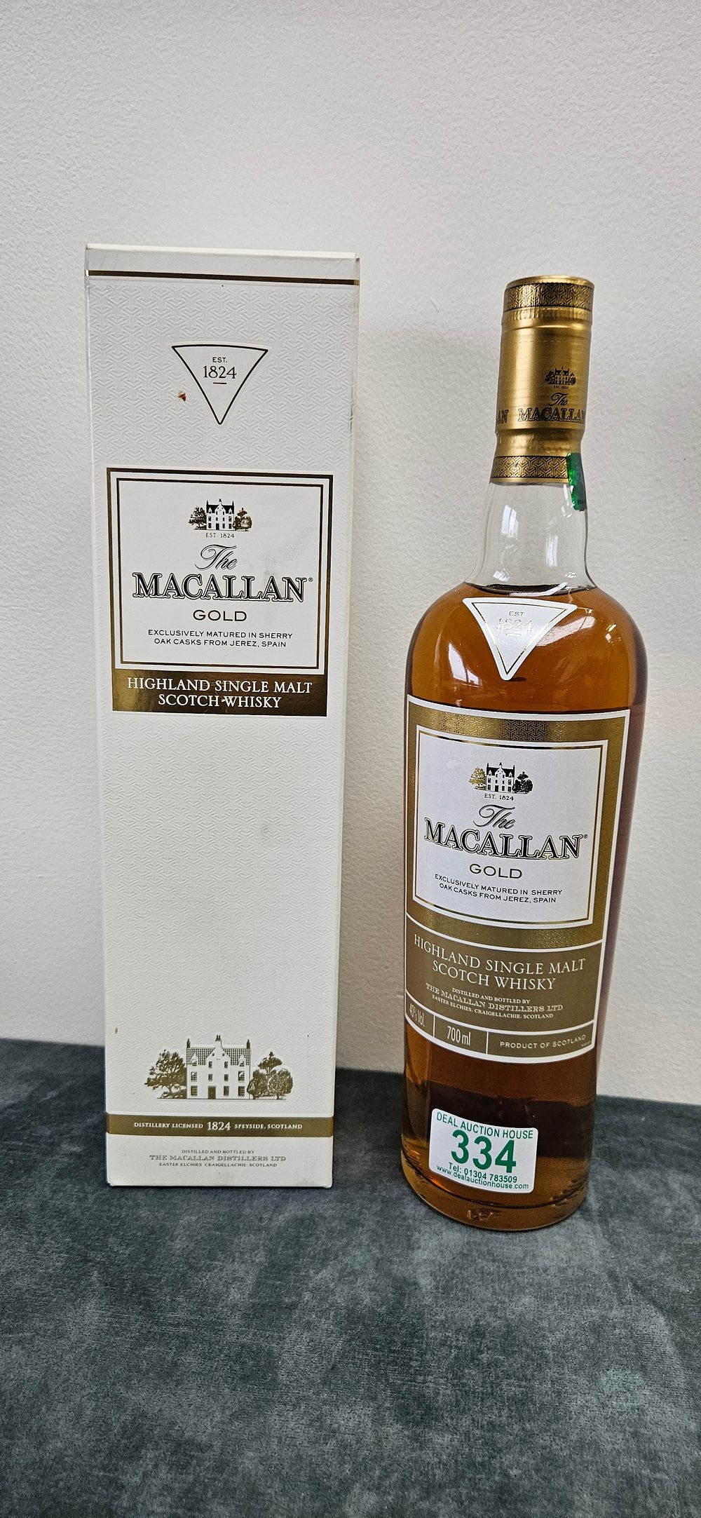 Lot 334: The Macallan Gold Highland Single Malt Scotch Whisky,...
