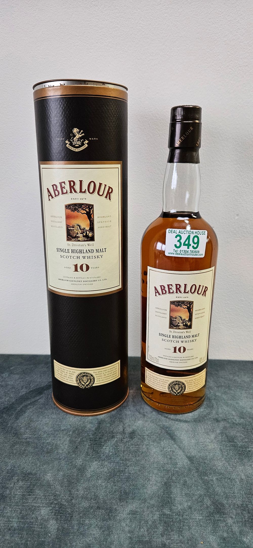 Lot 349: Aberlour 10 Year Old Single Highland Malt Scotch...