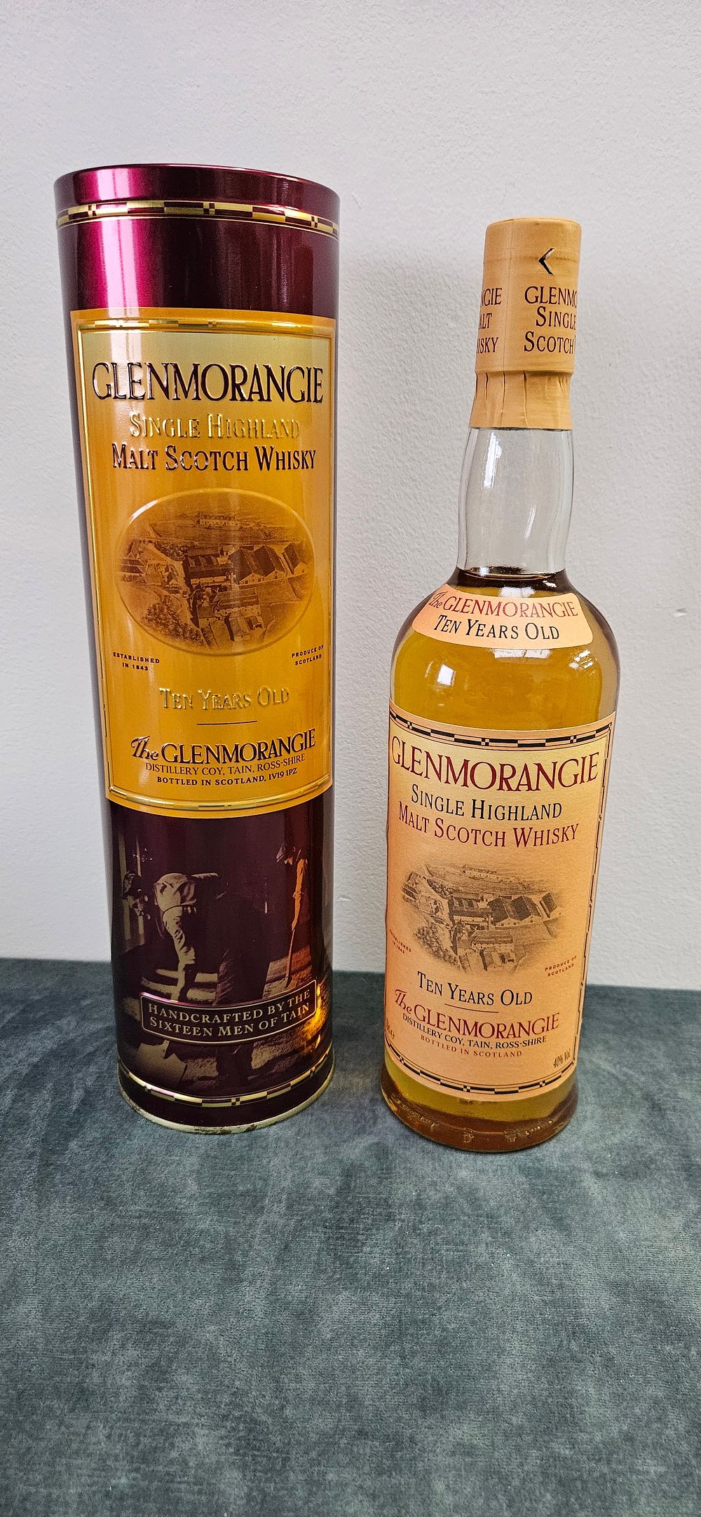 Lot 350: Glenmorangie 10 Year Old Single Highland Malt Scotch...