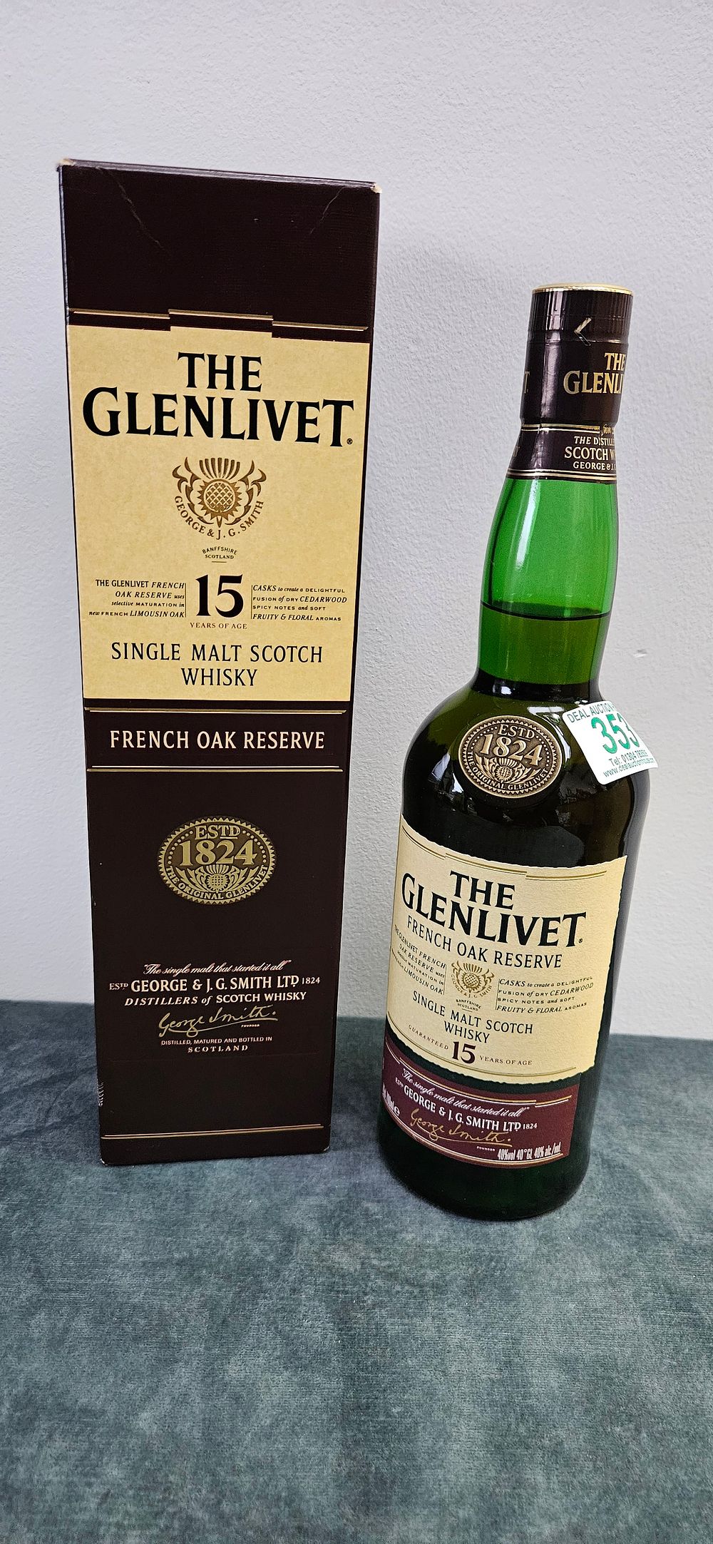 Lot 353: The Glenlivet 15 Year Old French Oak Reserve...