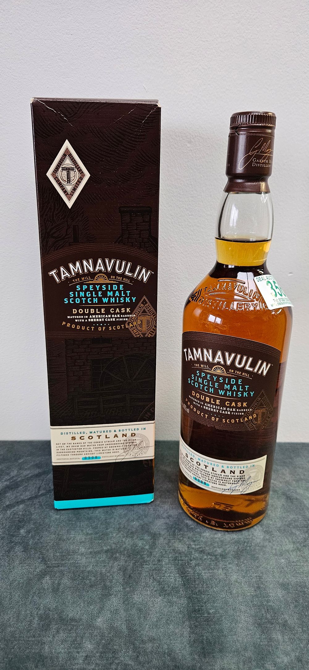 Lot 356: Tamnavulin Double Cask Speyside Single Malt Scotch Whisky.