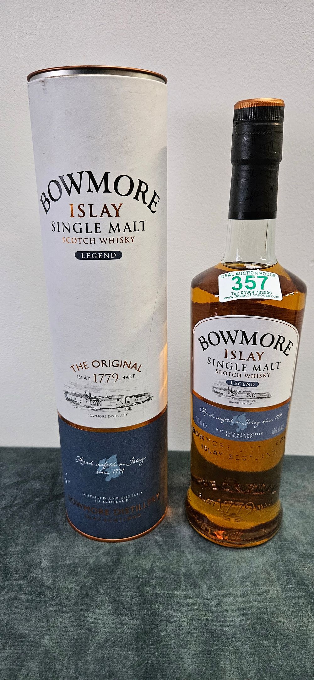 Lot 357: Bowmore Legend Islay Single Malt Scotch Whisky