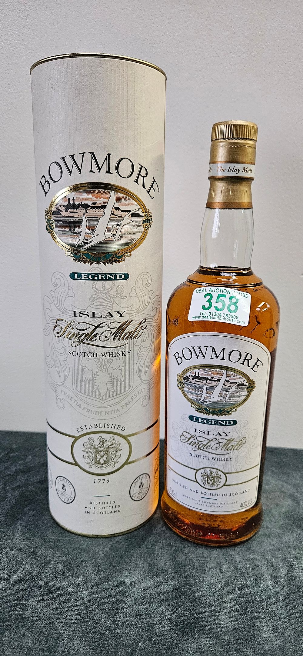 Lot 358: Bowmore Legend Islay Single Malt Scotch Whisky
