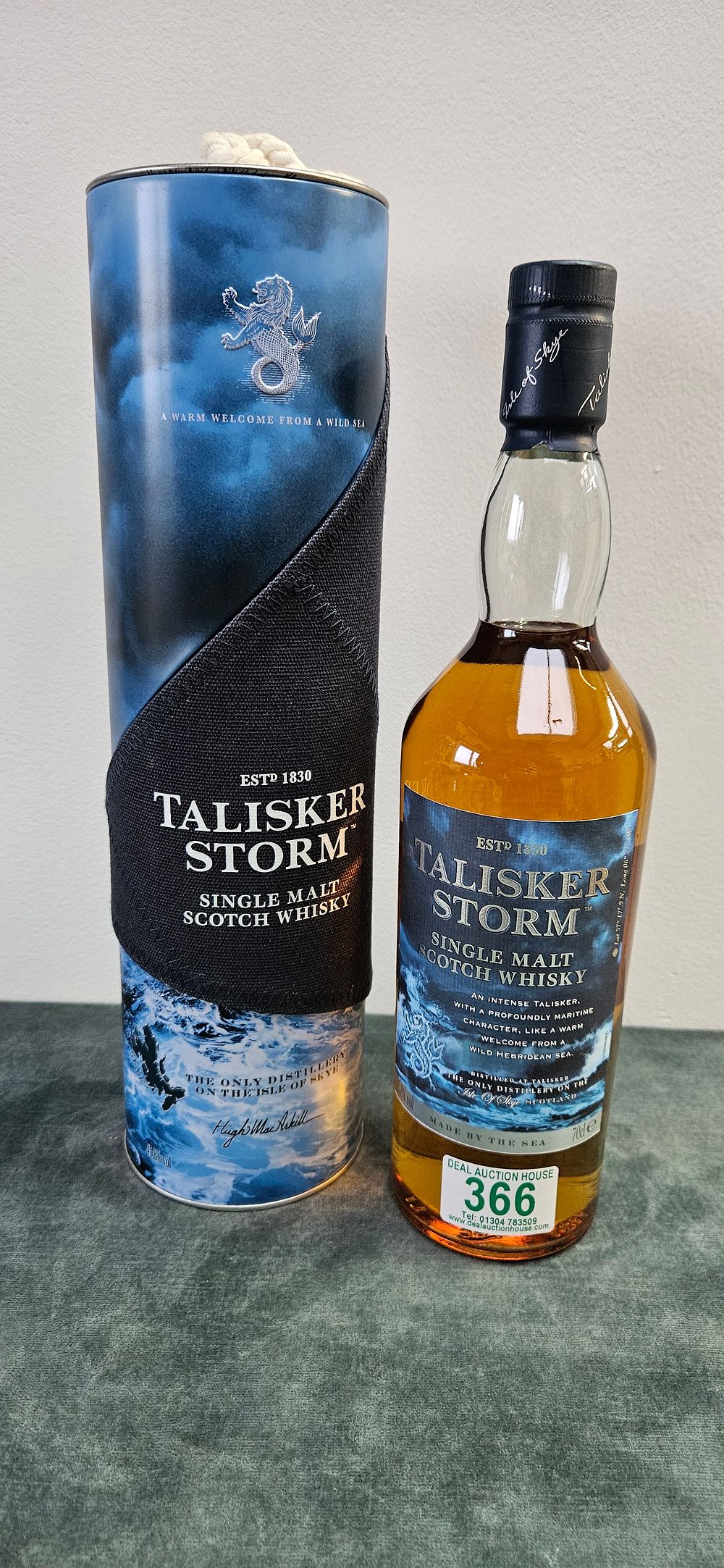 Lot 366: Talisker Storm Single Malt Scotch Whisky.