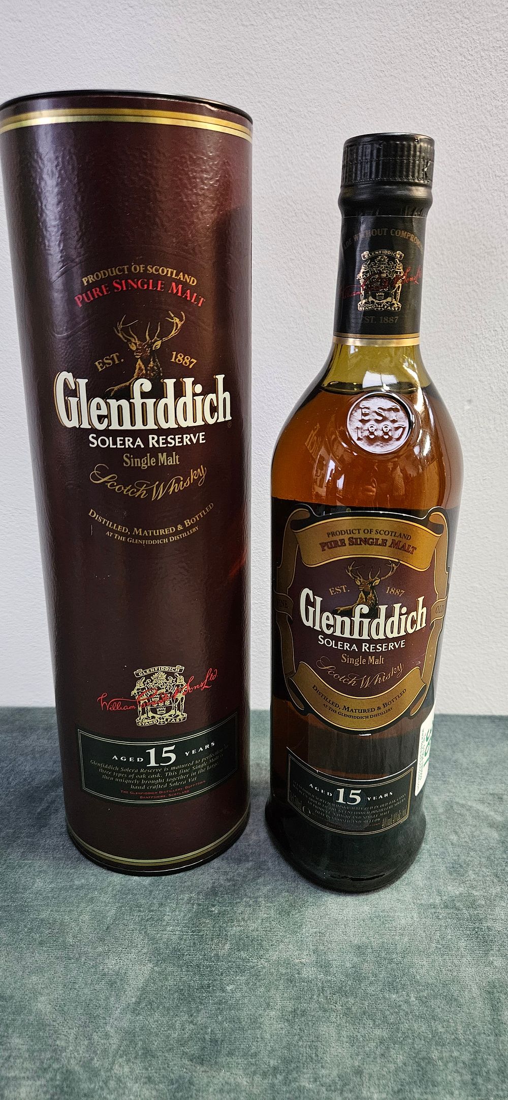Lot 367: Glenfiddich 15 Year Old Solera Reserve Single Malt...