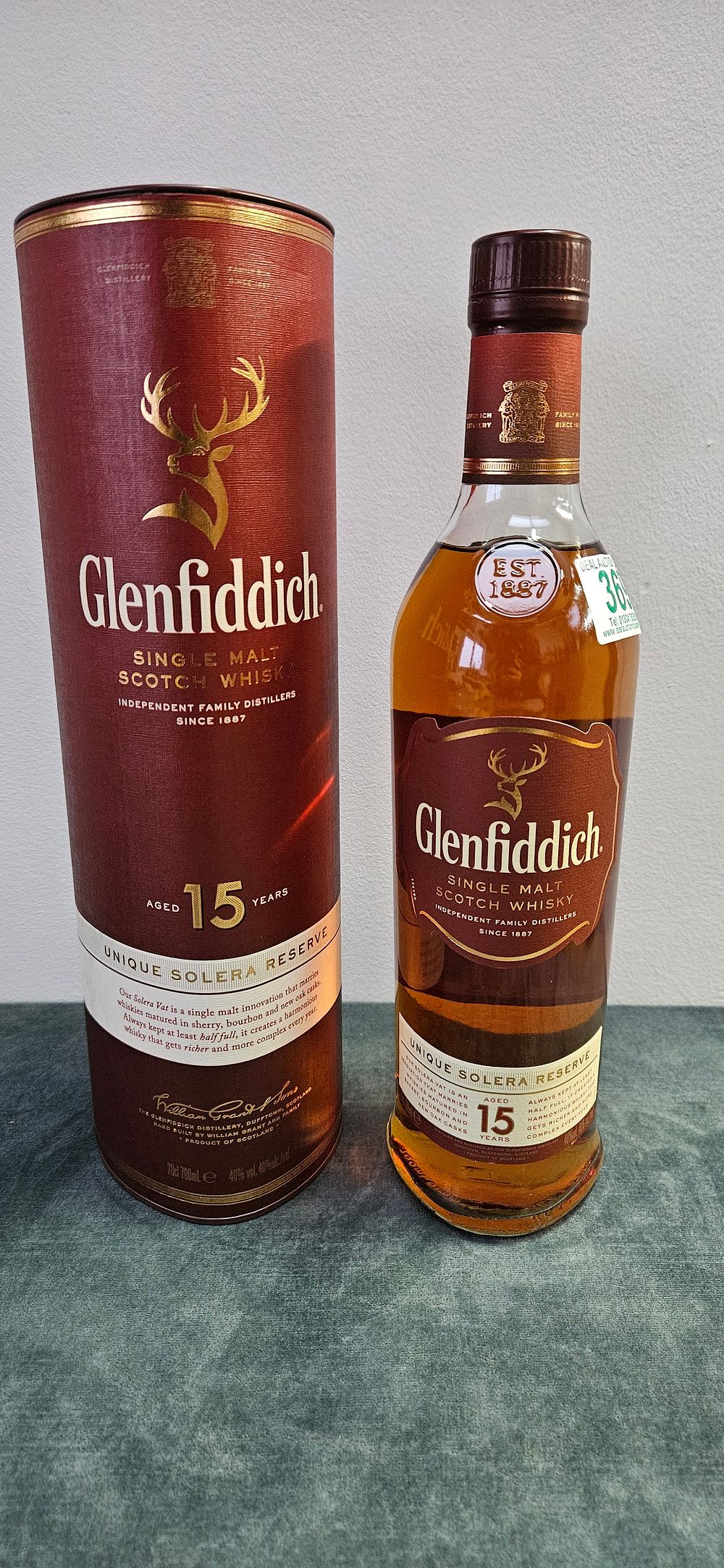 Lot 369: Glenfiddich 15 Year Old Unique Solera Reserve single...