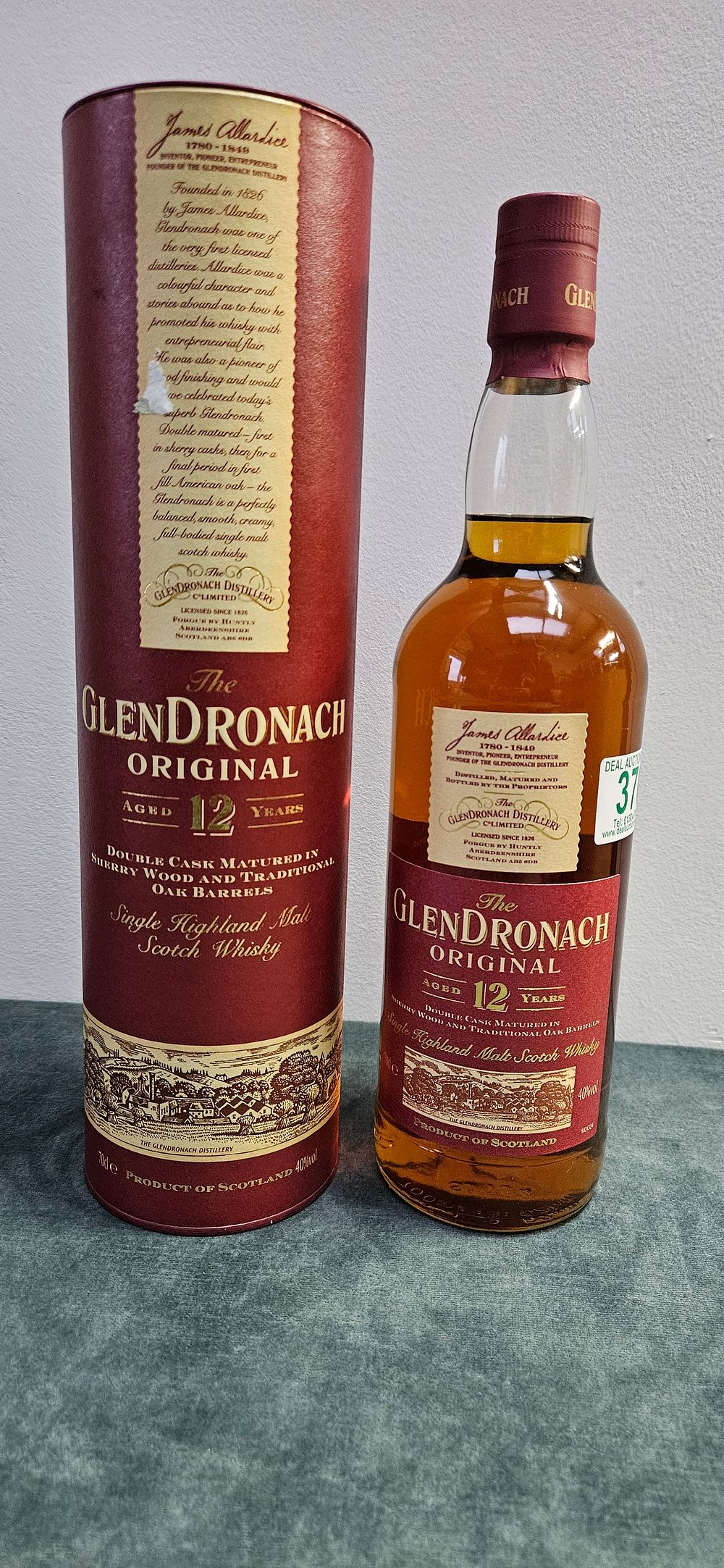 Lot 370: The GlenDronach Original Aged 12 Years Single Highland...