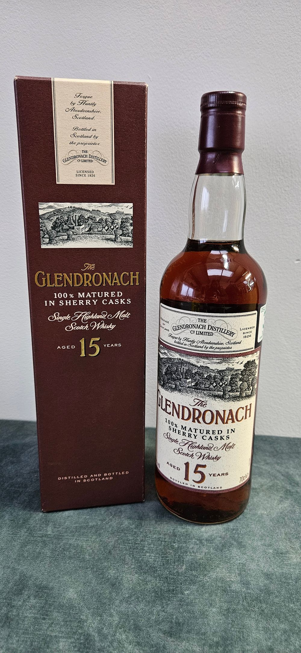 Lot 371: Glendronach 15 Year Old Sherry Cask Single Malt...